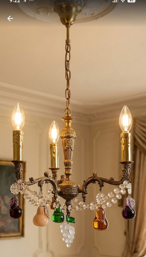 Regency Tutti Frutti Chandelier