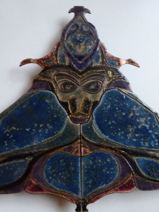 Image 1 of Roland Danielou Frankrijk art emailleur: Kunstemail Insect 