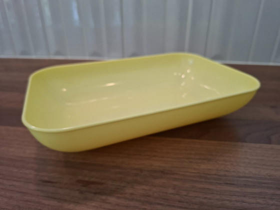 Image 1 of Vintage gele keukenweegschaal