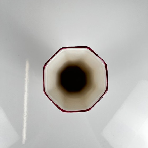 Small Tube Vase KG Lunéville, "Streetlight" Model – Ceramic (photo 4 of 5)