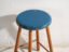 Antique wooden stool with round seat – Central Europe, circa 1950 – Rustic (photo 33 of 34)