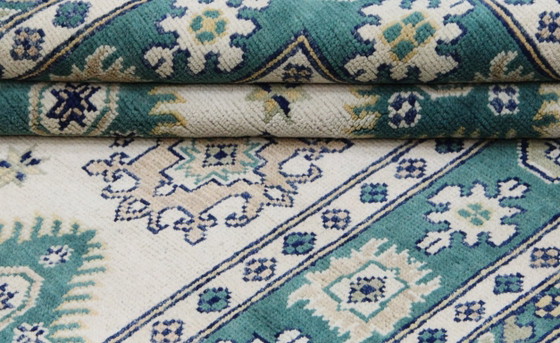 Image 1 of Origineel handgeknoopt Ziegler Kazak tapijt, 181 x 111 cm, nieuw en in uitstekende staat.