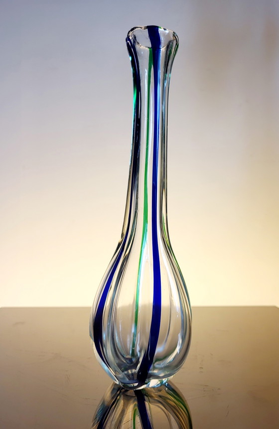 Image 1 of Murano Glass Vase, Archimede Seguso, Mid - Century, Italy, Years 1960-70