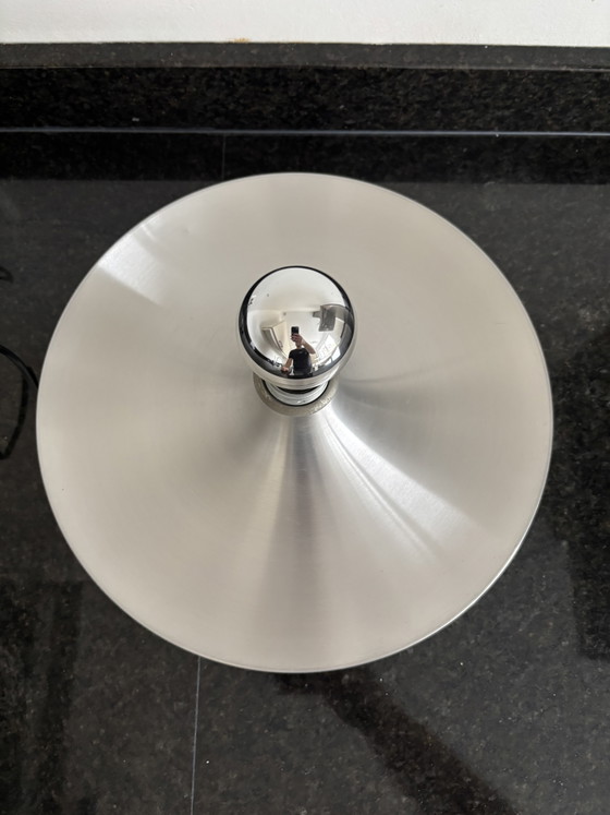 Vintage Space Age Ceiling or Wall light Discus 60s/70s – Aluminium (photo 5 of 11)