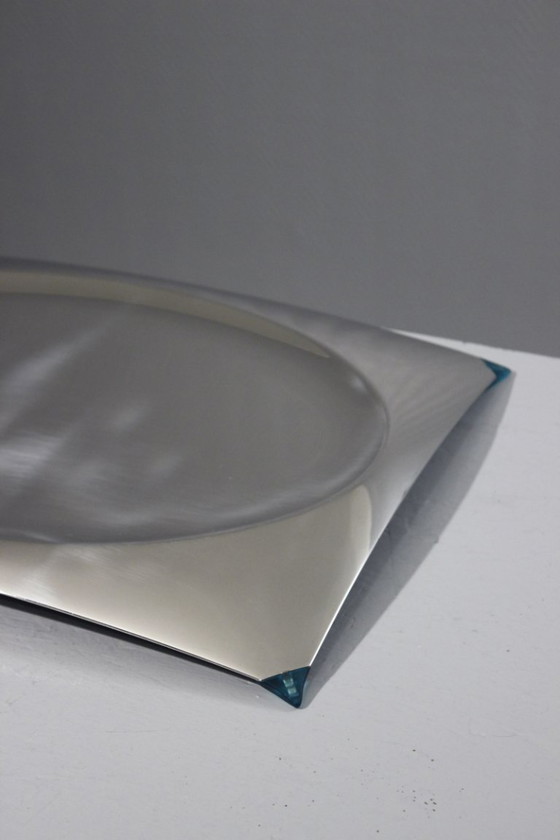 Image 1 of Alessi & Philippe Starck - Design dienblad "Voilà-Voilà" Roestvrij staal 1992