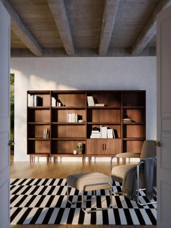 Image 1 of Hohes Wandregal aus Mangoholz