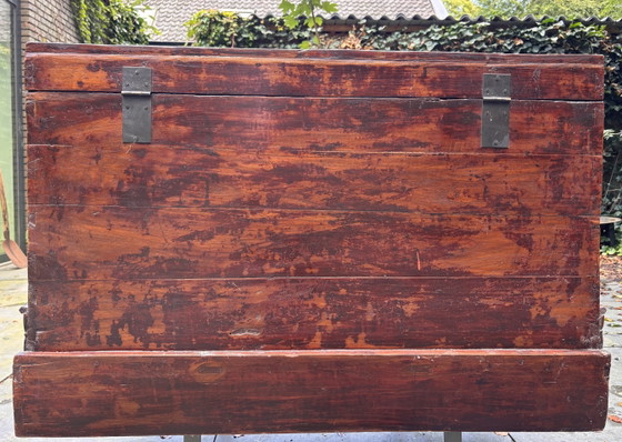 Coffre de mariage chinois ancien – Armoires de rangement, Wood (photo 4 of 5)