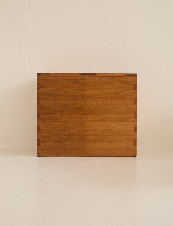 Image 1 of Grande baule Savoie della collezione Regain in pino massello, vintage, circa 1975