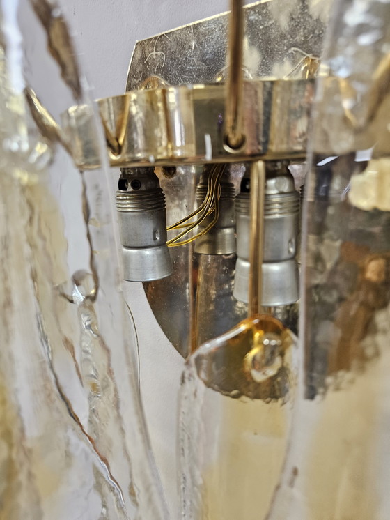 Image 1 of Applique La Murrina avec feuilles de pendentifs en verre de Murano