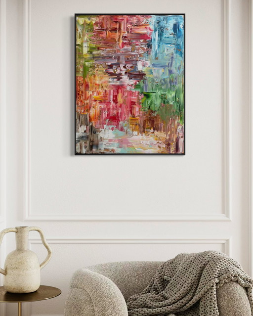 Artwork 90x70 including black frame