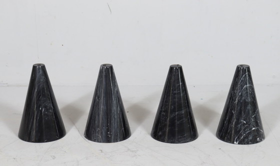 Image 1 of  Coffee Table/Table basse, marbre dans le style de Massimo Vignelli, Italie, années 1980