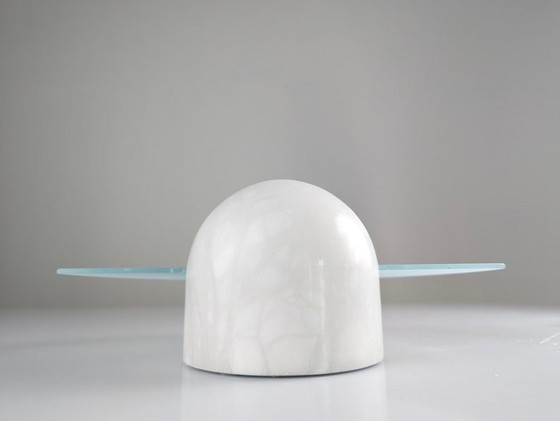 Image 1 of Art Deco Style Alabaster Sconce, 1970S