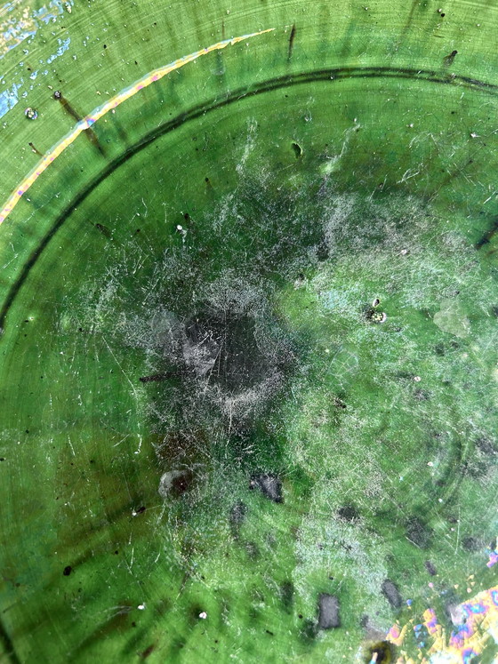 Image 1 of Beautiful Handmade Tamegroute Bowl – Moroccan Pottery – 35cm