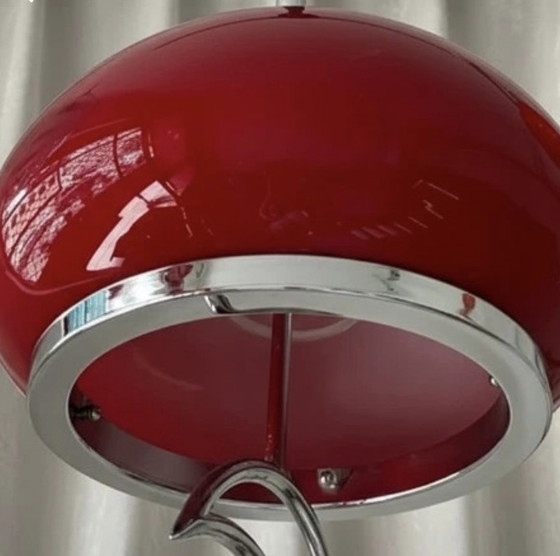 Image 1 of Hanglamp jaren 70 met vetro opaale kap