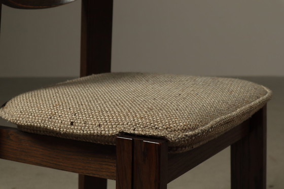 Image 1 of Brutalist Oak Dining Chairs, Netherlands, 1970s – Set of 6