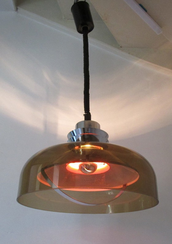 Image 1 of Mid - Century Space Age pendant lamp by Herda