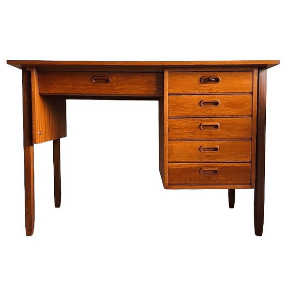 Image 1 of Vintage mid-century Danish design desk teak 1960's