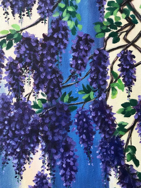 Image 1 of Peinture à l'huile - Irina Gauss - Ciel de vacances ensoleillé