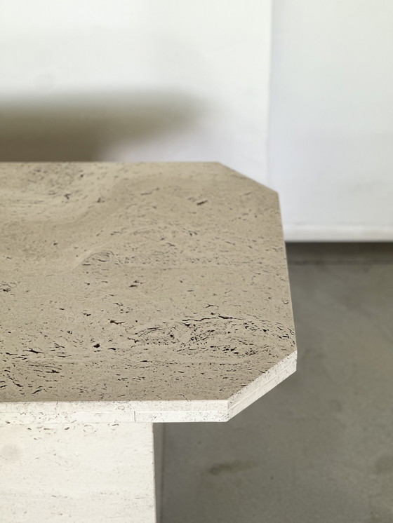 Image 1 of Tavolino da caffè vintage in travertino