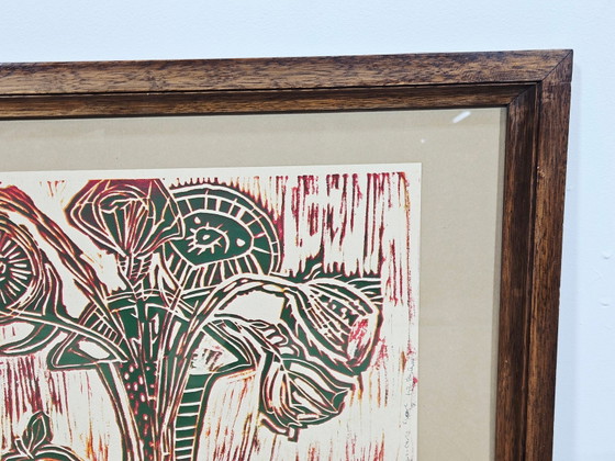 Edgar Carl Bettermann, Stillleben, 1988, Linolschnitt – Lithographien & Drucke (photo 4 of 8)