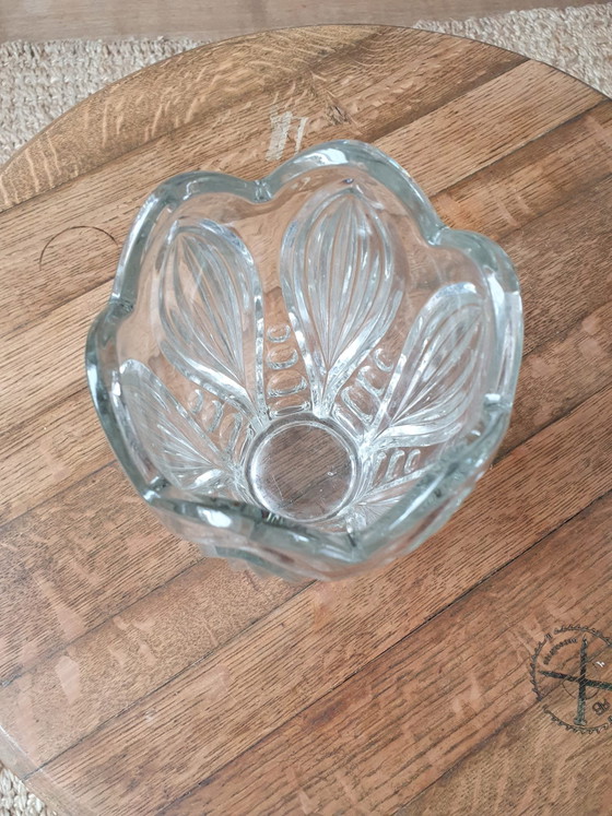 Bellissimo vaso vintage Sklo Union "Lily" – Rudolf Schröter, circa 1950 – Vasi, Glass (photo 4 of 10)