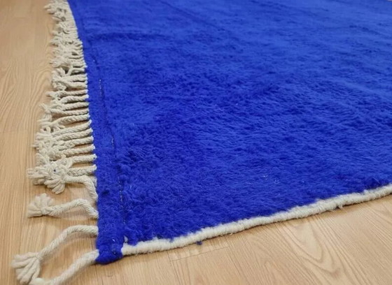 Handgefertigter blauer Berber-Wollteppich 200cmx300cm – Teppiche & Läufer, Wool (photo 4 of 7)