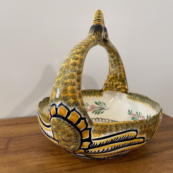 Image 1 of Henriot aardewerken mand