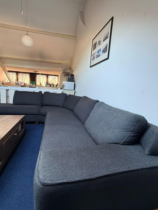 Bready Anthracite Corner Sofa