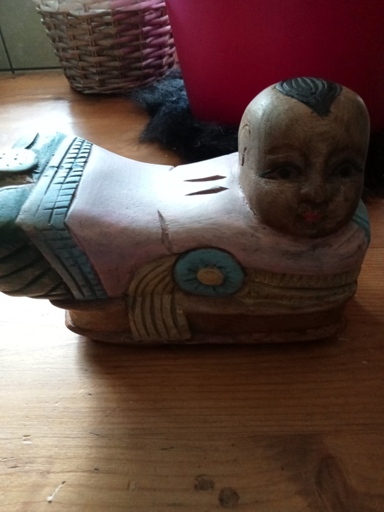 Bouddha couché en bois – Sculptures, Wood (photo 5 of 6)