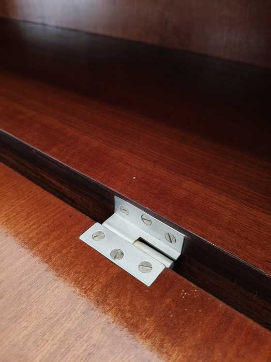 Image 1 of buffet vintage en palissandre avec tourne-disque intégré