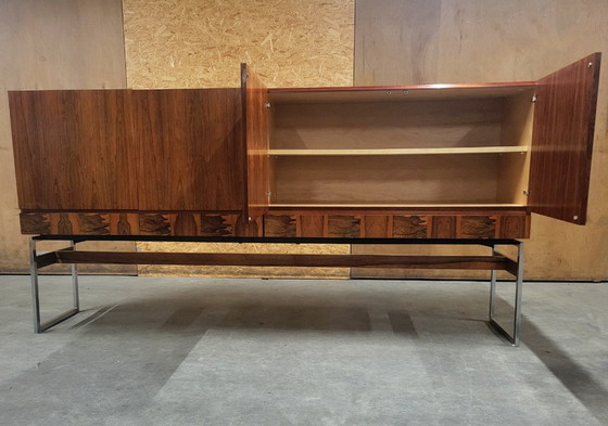 Image 1 of Vintage highboard in palissander van Aurora Meubelfabriek 1960