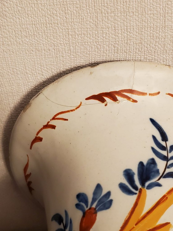 Image 1 of Delftware – Set of 5 signed pieces – 18th century (ref3953)