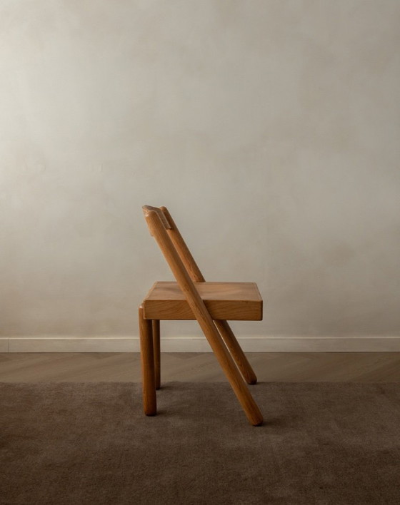 Image 1 of Sedie da pranzo vintage italiane Iva di Roberto Pamio e Renato Toso per Stilwood, 1972, set di 4