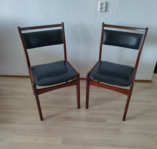 Sedie da pranzo vintage - Teak - Skai