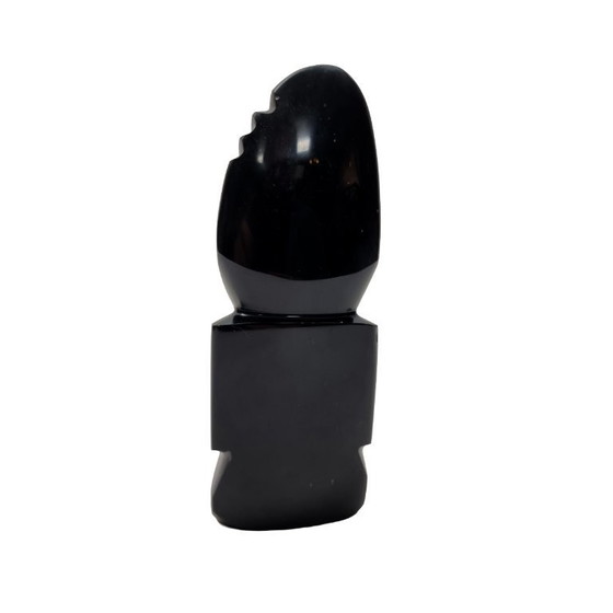 Image 1 of Vintage Obsidian Aztec idol statue