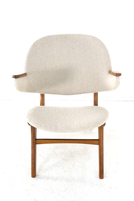 Carl Edward Matthes Poltrona modello 33a vintage appena rivestita – Poltrone, Legno (photo 15 of 15)