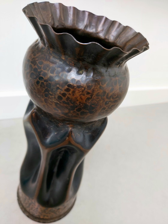 Image 1 of Metal Vase Made From Garnet