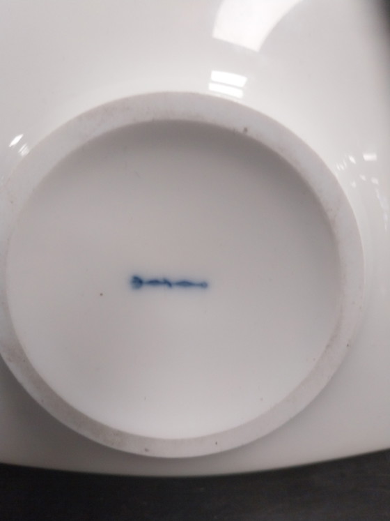 Image 1 of 1x KPM Berlin porcelain 1950s abstract art vase 22cm high