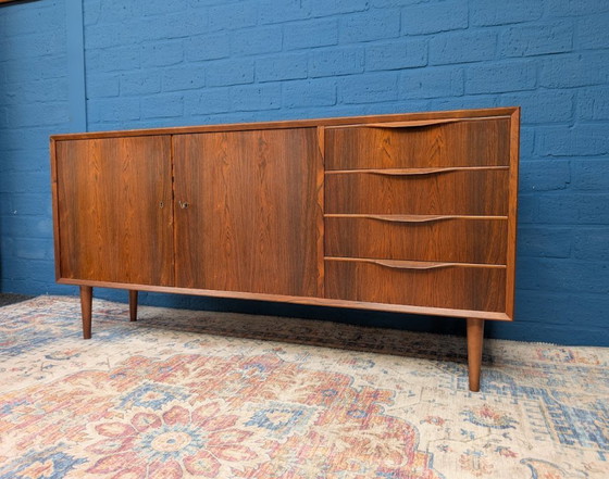 Image 1 of Vintage palissander lowboard, Erling Torvits, jaren 60