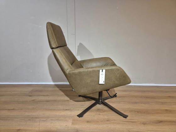 Image 1 of Modello da esposizione Montel Rolf Recliner regolabile - Olive - Pelle