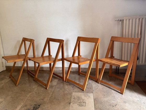 Image 1 of 4 chaises pliantes vintage style Aldo