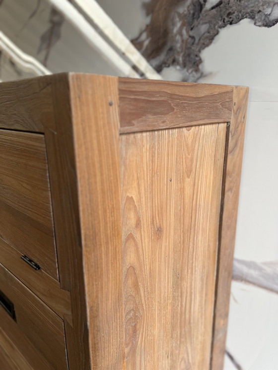 Image 1 of Teak Dressoir Robuust