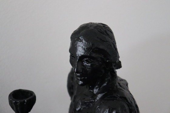 Image 1 of Sculptuur "Ruiter Te Paard"