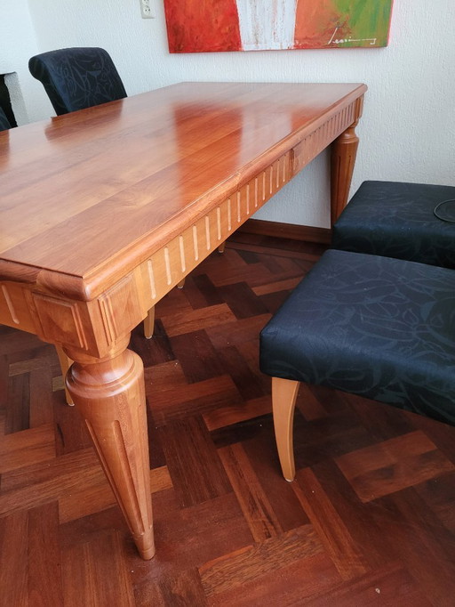 Dining table "Petersburg" Cherry wood 180x90 Design DAD Rotterdam