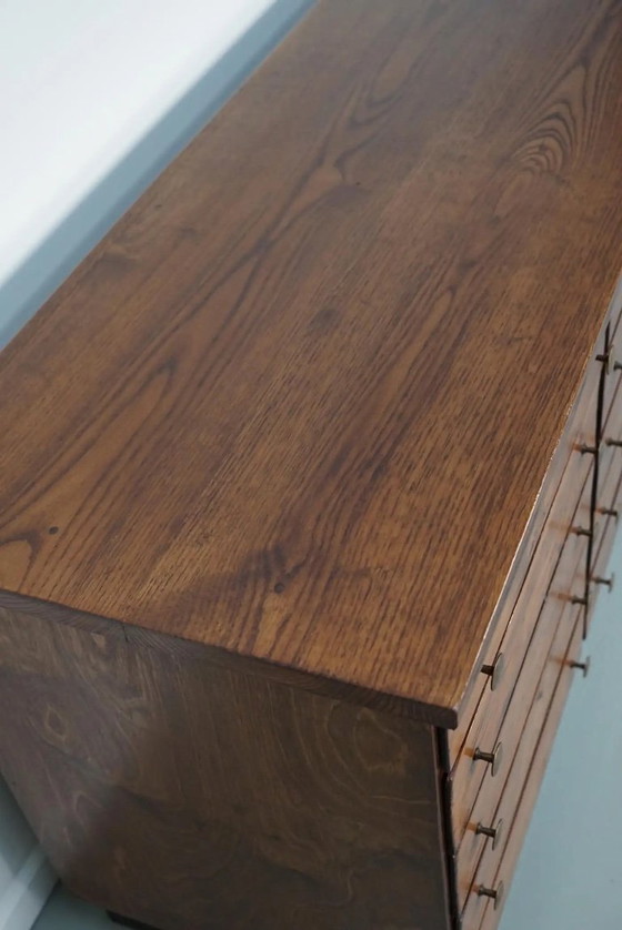 Image 1 of Alter deutscher Apothekerschrank aus Kiefer und Eiche, 1950er Jahre