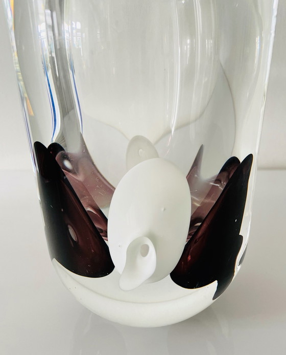 Image 1 of Vase Princ Glass Art H 22 4,2 kilos !