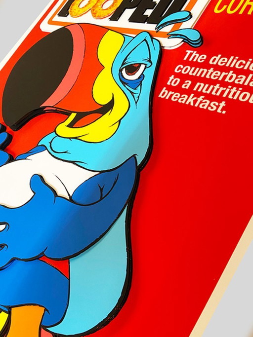 English, Ron - Froot Looped - 3D Construction - Hand-Signed