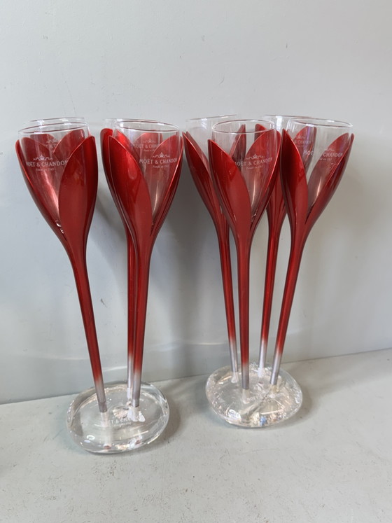 Moët & Chandon Champagneglazen - Set van 8 – Tafelaccessoires, Glass, Plastic (photo 5 of 15)