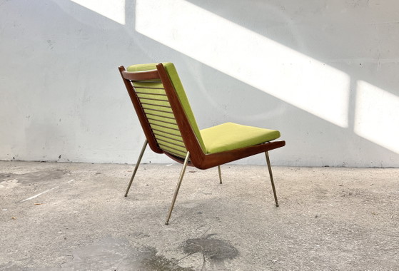 Sillón Boomerang de los años 60 diseñado por Peter Hvidt & Orla Mølgaard-Nielsen para France & Son, Dinamarca (photo 9 of 12)