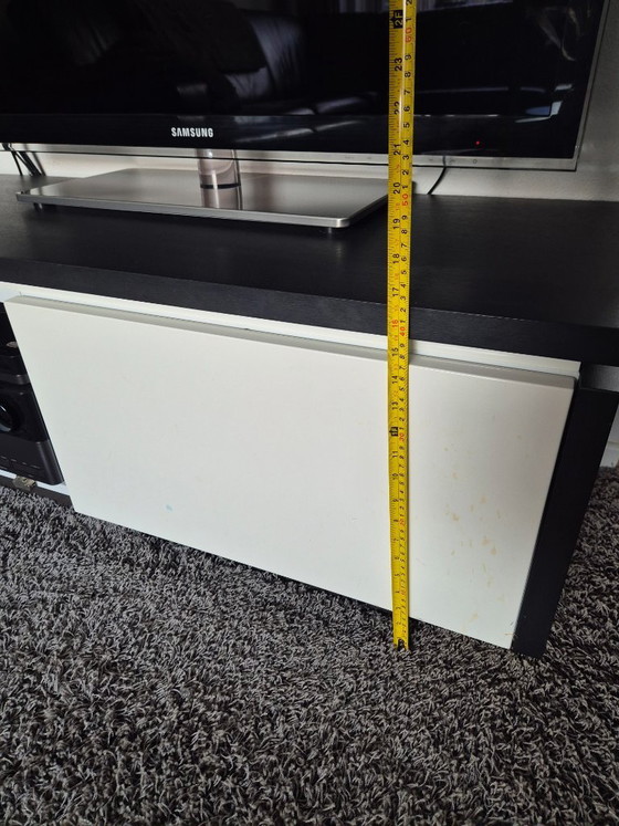 Image 1 of Bert Plantagie oak basalt sideboard, TV unit, and cube cabinet with 4 doors